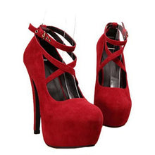 Load image into Gallery viewer, Women Strappy pumps